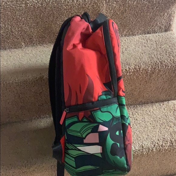NBA Young Boy x Spray Ground Diablo Bear BackPack - Picture 3 of 5